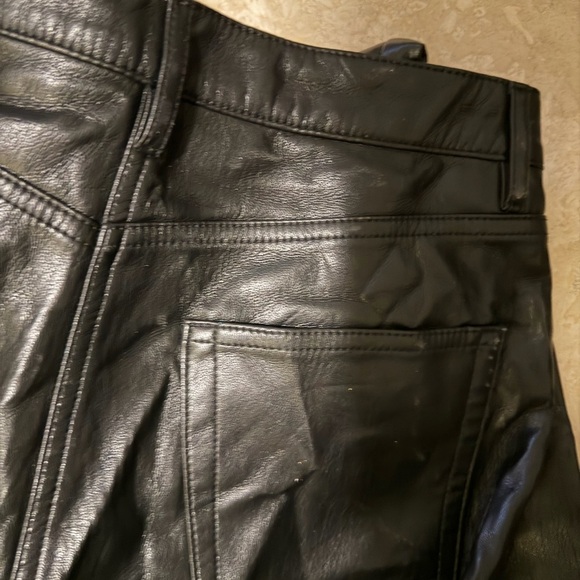 Wilfred Aritzia Faux Leather The Melina Super High-rise Pant - Picture 8 of 8